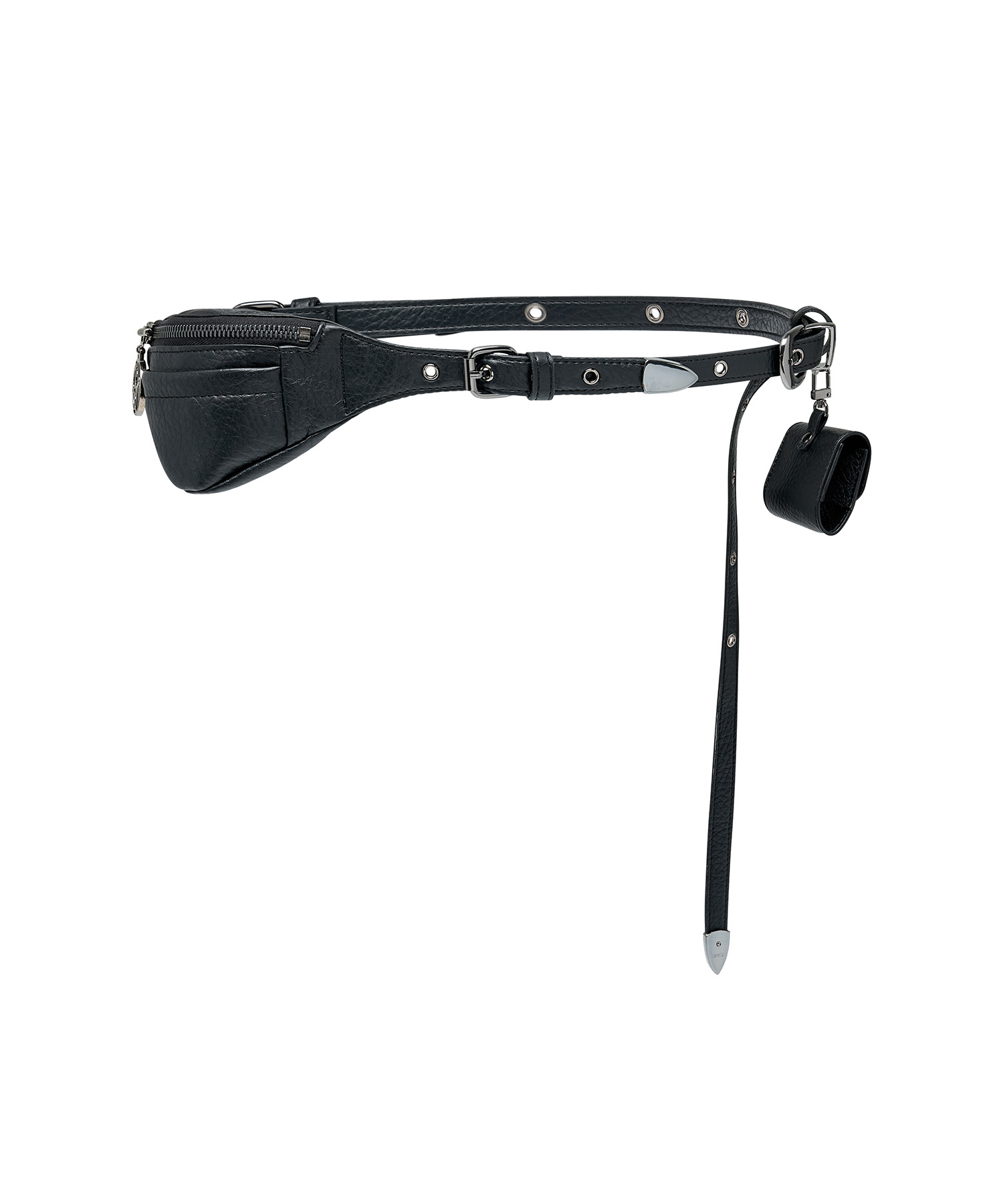 レオカディア レザーベルトバッグ_[ブラック] | LECYTO | HANA(ハナ) #1