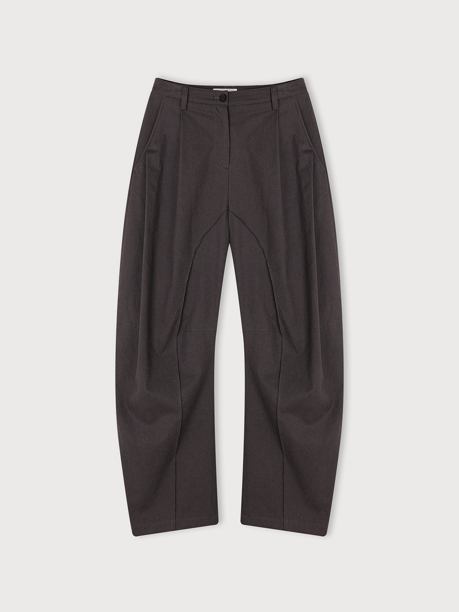 TWILL CURVED PANTS_PURPLE | ETHOS | HANA(ハナ) #1