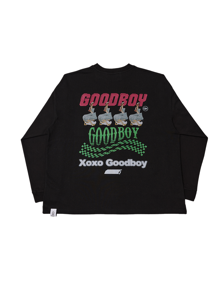 Goodboy ロゴグラフィック ロングスリーブ_ブラック | XOXOGOODBOY | HANA(ハナ) #1