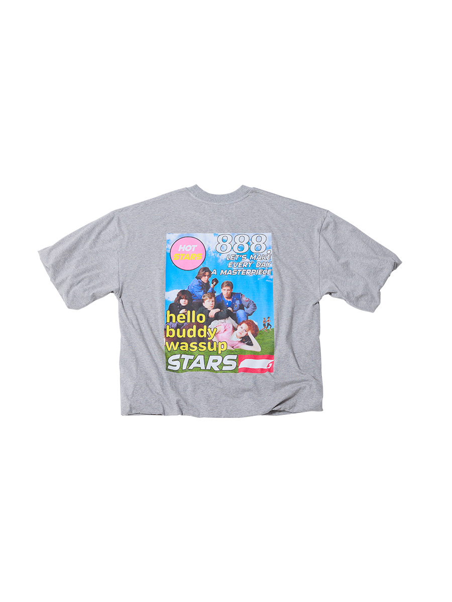 シャーリングフレンズグラフィックTシャツ_グレー | XOXOGOODBOY | HANA(ハナ) #1