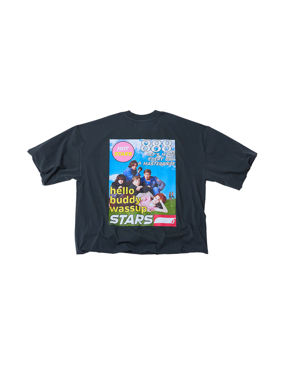 シャーリングフレンズグラフィックTシャツ_チャコール | XOXOGOODBOY | HANA(ハナ) #1
