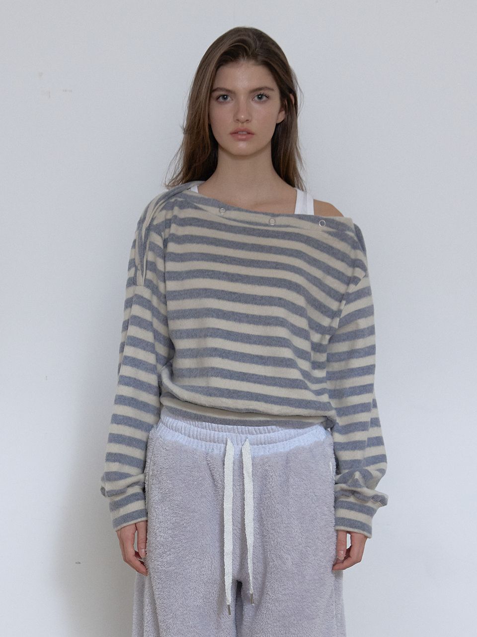 ソフトマルチスナップTシャツ (クリーム) | ASURA | HANA(ハナ) #1