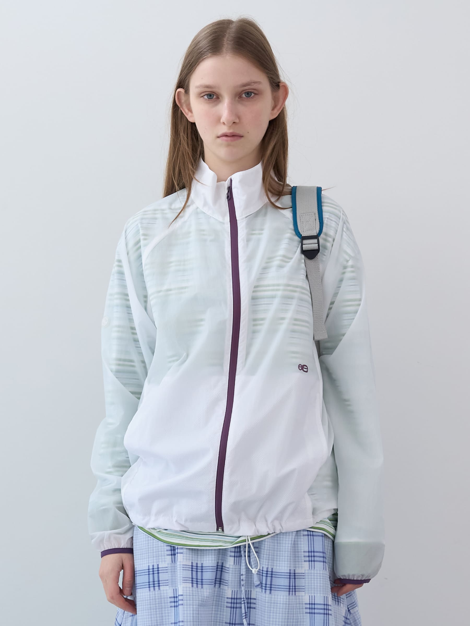 ライトトラックトップジャンパー（ホワイト） | ENZO BLUES | HANA(ハナ) #1