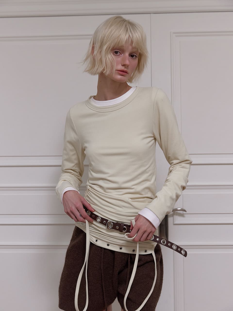 2WAYクラシックロングスリーブ - レモン | MEENDERI | HANA(ハナ) #1