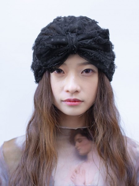 ハット POESIE D'AME : 24SS / CORSAGE BUCKET HAT (CREAM) POESIE DAME(ポエジダム) - 韓国ブランド公式通販HANA(ハナ)
