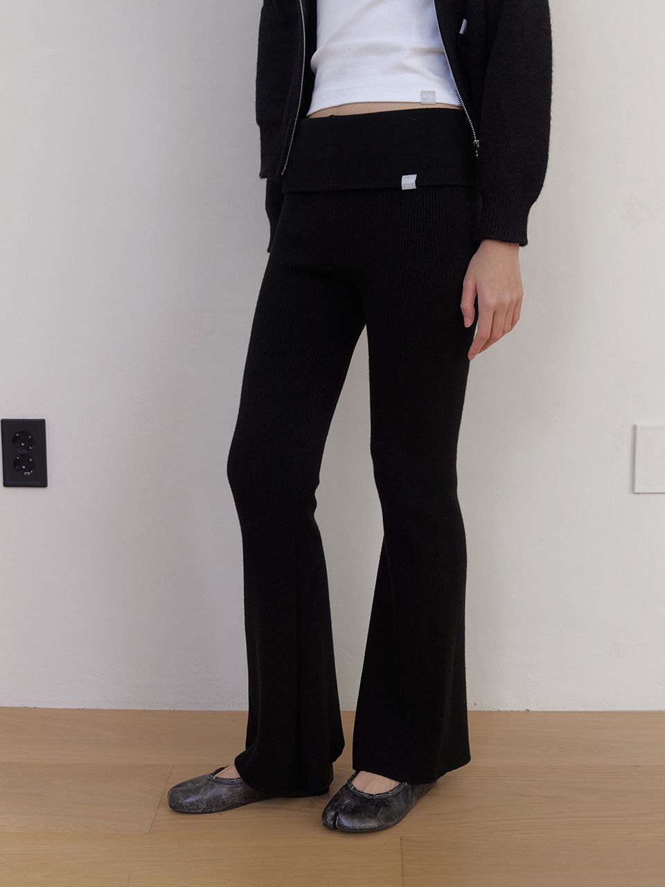 AS BASIC フォールドパンツ (ブラック) | ASURA | HANA(ハナ) #1