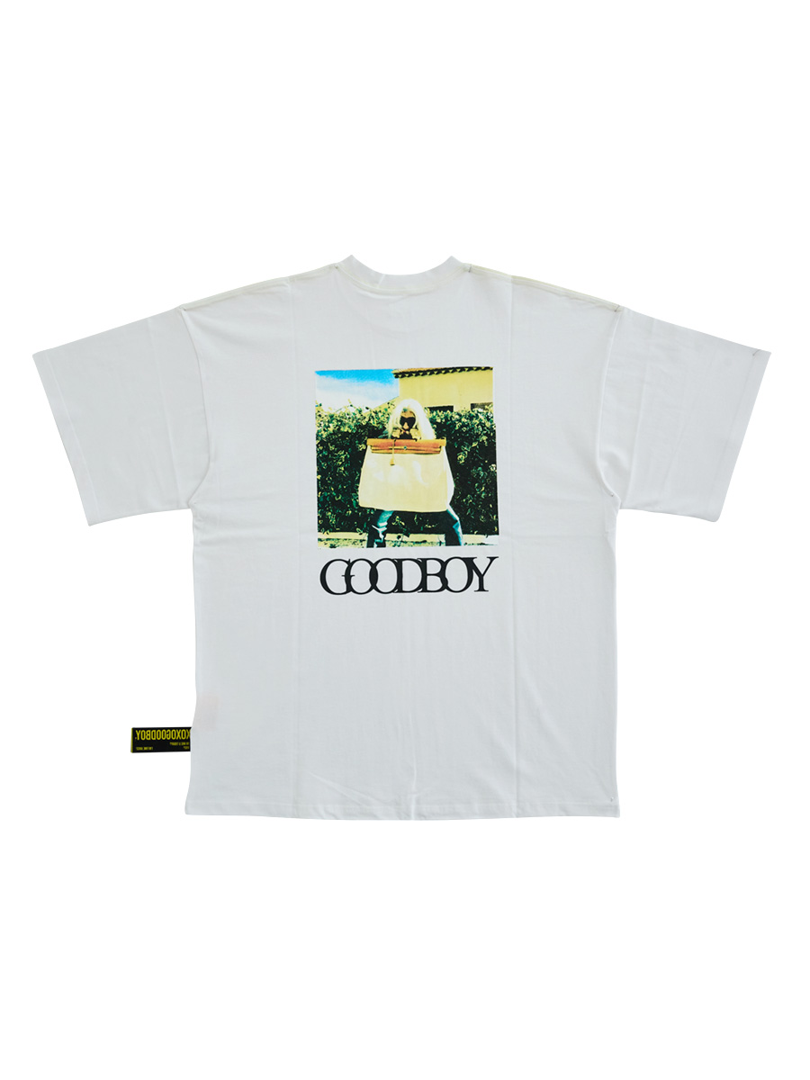 オーバーサイズ GOODBOY Tシャツ (ホワイト) | XOXOGOODBOY | HANA(ハナ) #1