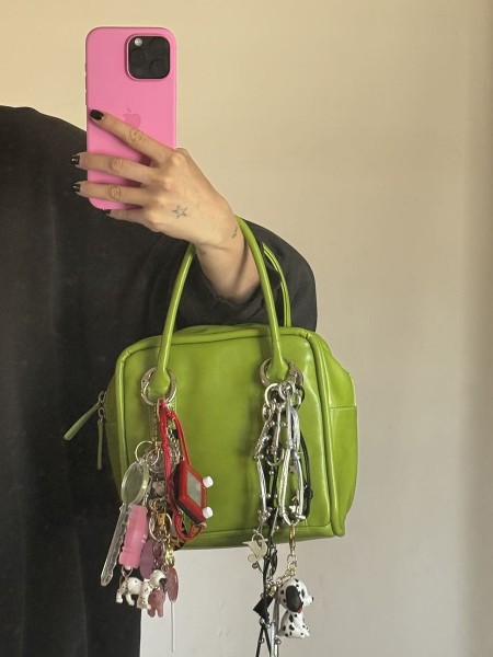 【YEOMIM】MINI BOX BAG ヨミム 韓国 ドット バッグ ボックス YEOMIM(ヨミム) バッグ・カバン(レディース) - 海外