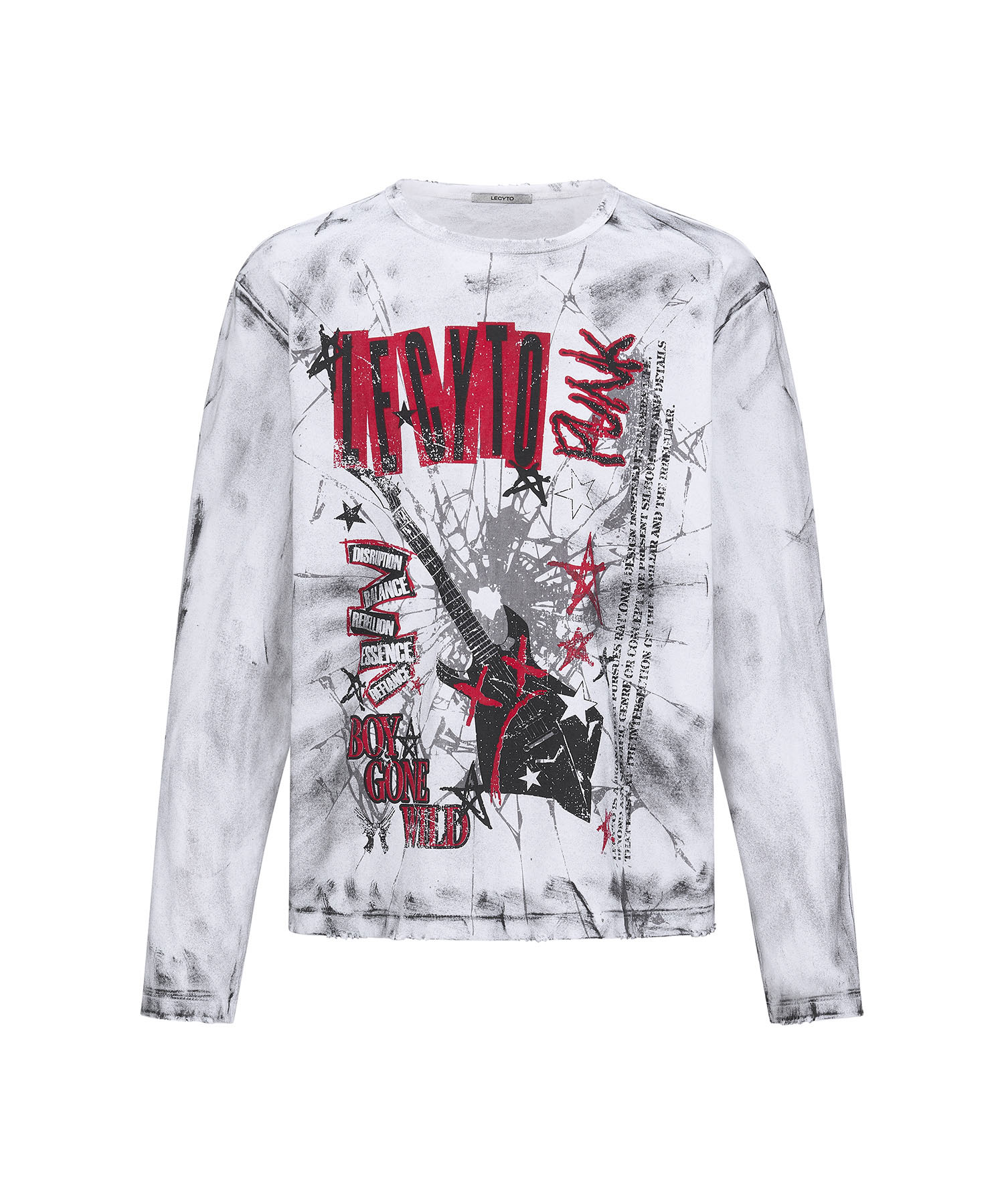 ボーイ ゴーン ワイルド ロングスリーブ_[ホワイト] | LECYTO | HANA(ハナ) #1