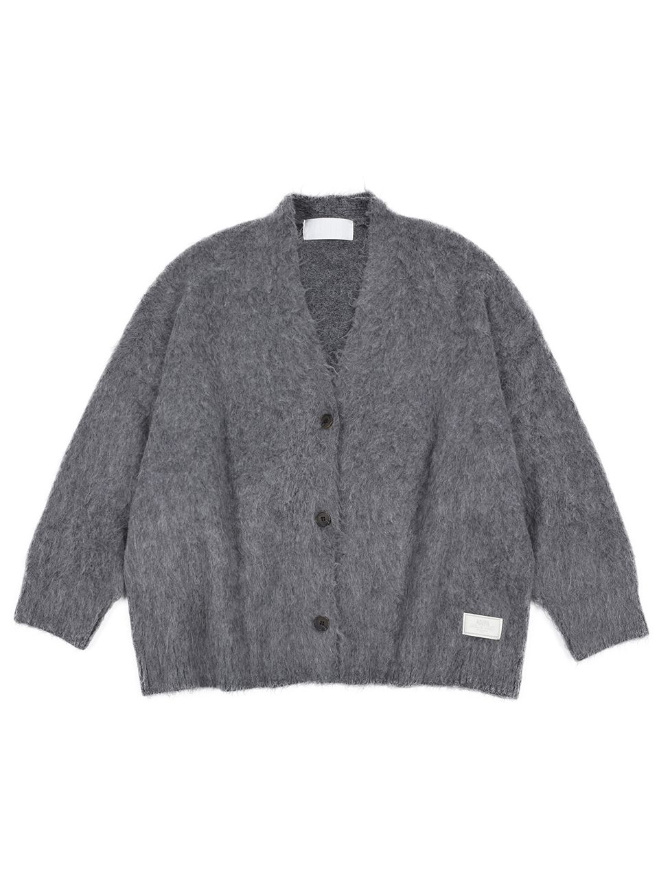 ヘアリーブラシミディカーディガン (グレー) | ASURA | HANA(ハナ) #1