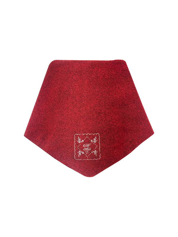 ローズエンブロイダリーマフラー（レッド） | Margarin Fingers | HANA(ハナ) #1