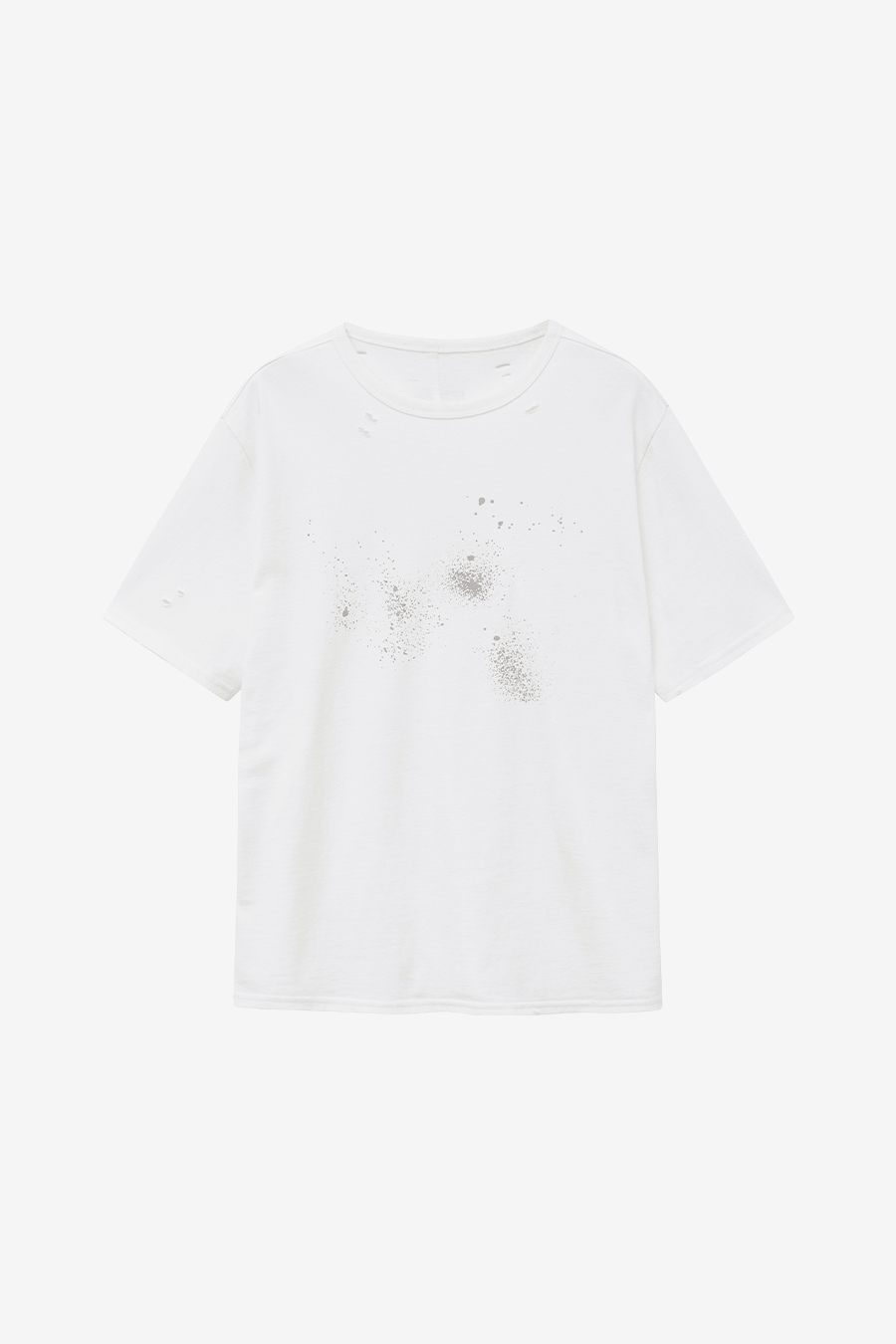 グランジ スプレー Tシャツ ホワイト | INSILENCE | HANA(ハナ) #1