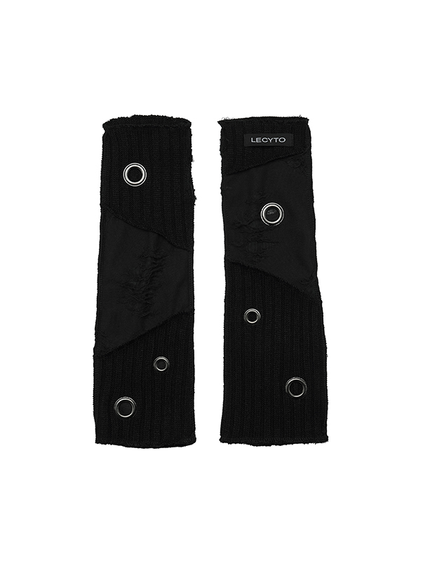 Vanta アイレットミックスハンドウォーマー_[ブラック] | LECYTO | HANA(ハナ) #1