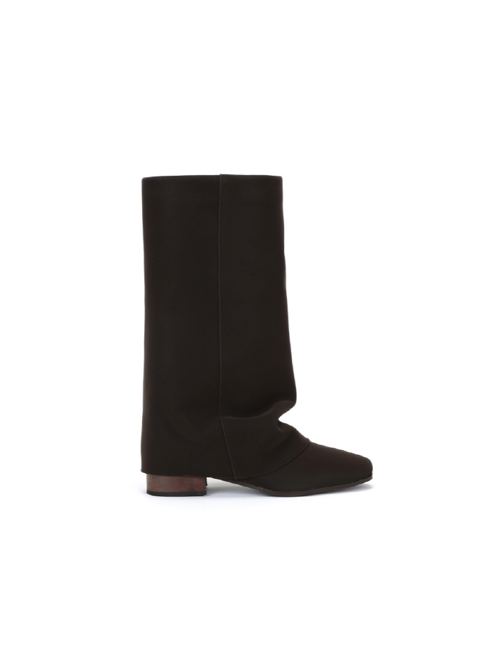 リンクルレザーブーツ（ダークブラウン） | THREE TO EIGHTY | HANA(ハナ) #1