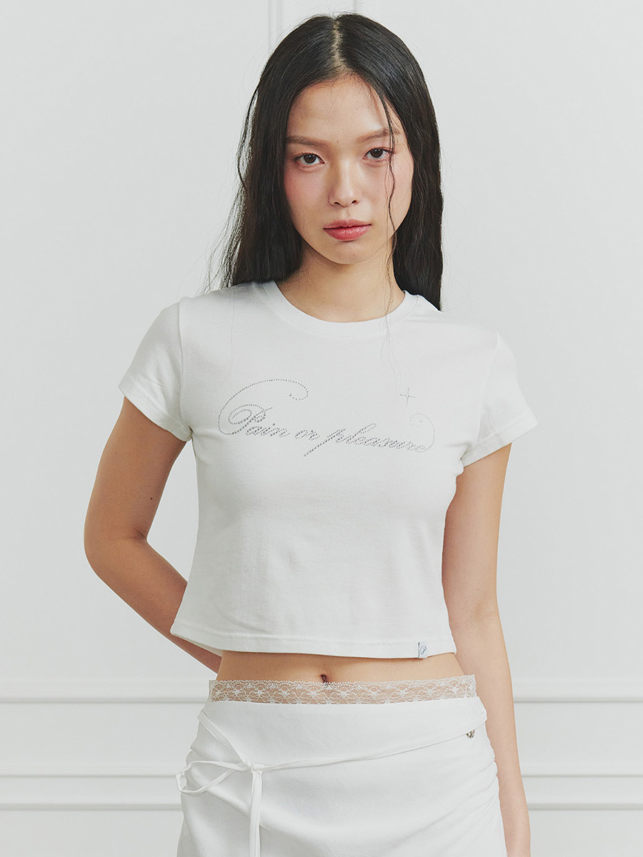 スパークルTシャツ (ホワイト) | PAIN OR PLEASURE | HANA(ハナ) #1