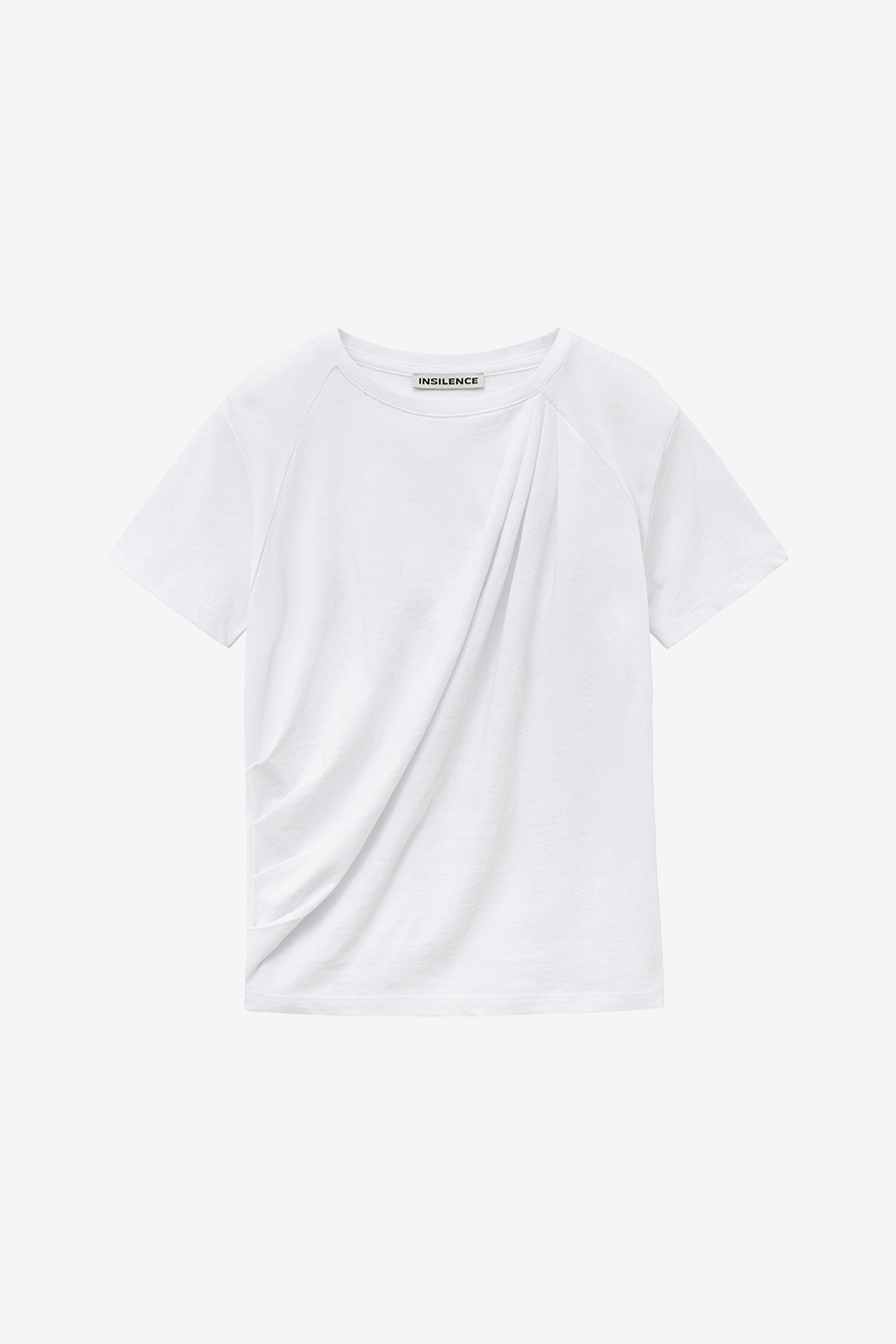 リネンコットンドレープTシャツ ホワイト | INSILENCE | HANA(ハナ) #1