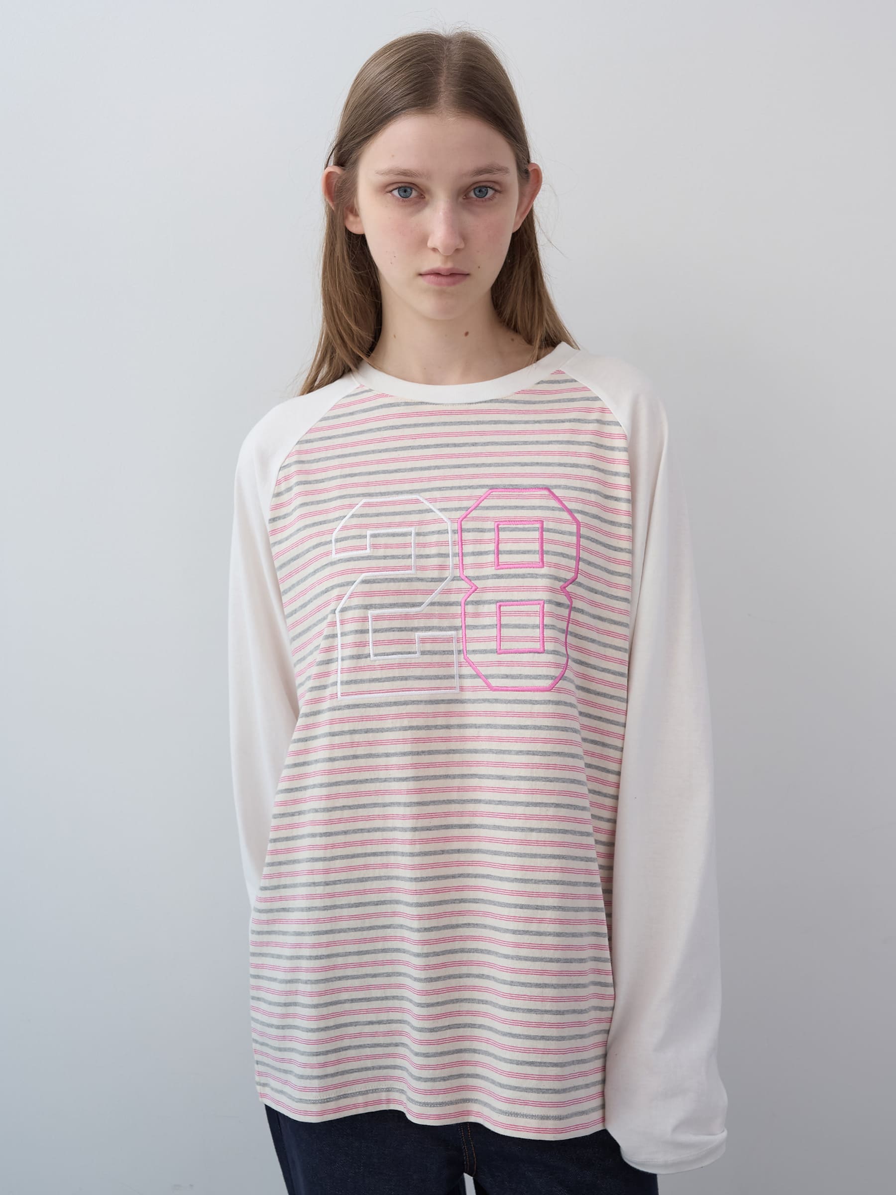 ミックスファブリック ボクシーLST（アイボリー） | ENZO BLUES | HANA(ハナ) #1