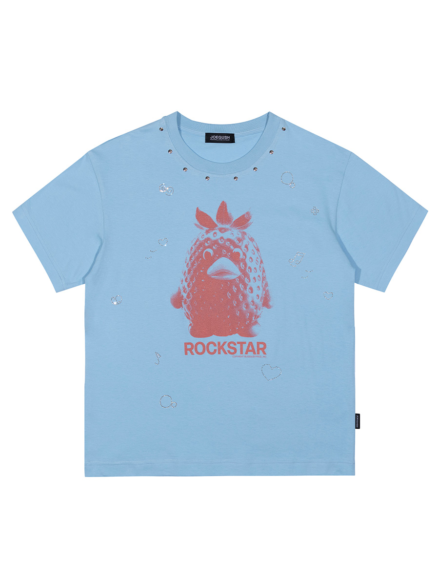 ロックダック Tシャツ レベル2 (スカイブルー) | JOEGUSH | HANA(ハナ) #1