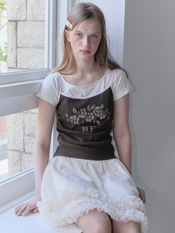 ボートシャーリングTシャツ（クリーム） | Margarin Fingers | HANA(ハナ) #1