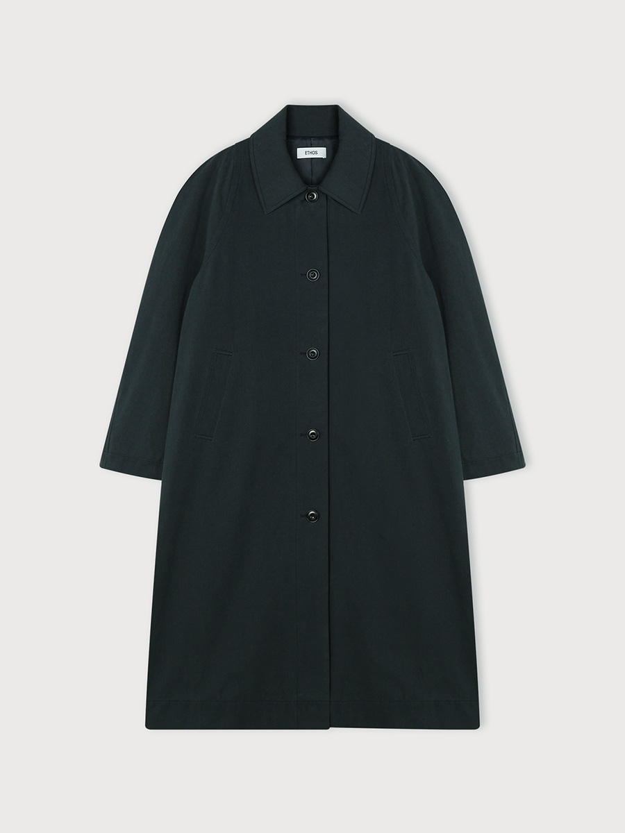 CLASSIC MOOD COAT_NAVY | ETHOS | HANA(ハナ) #1