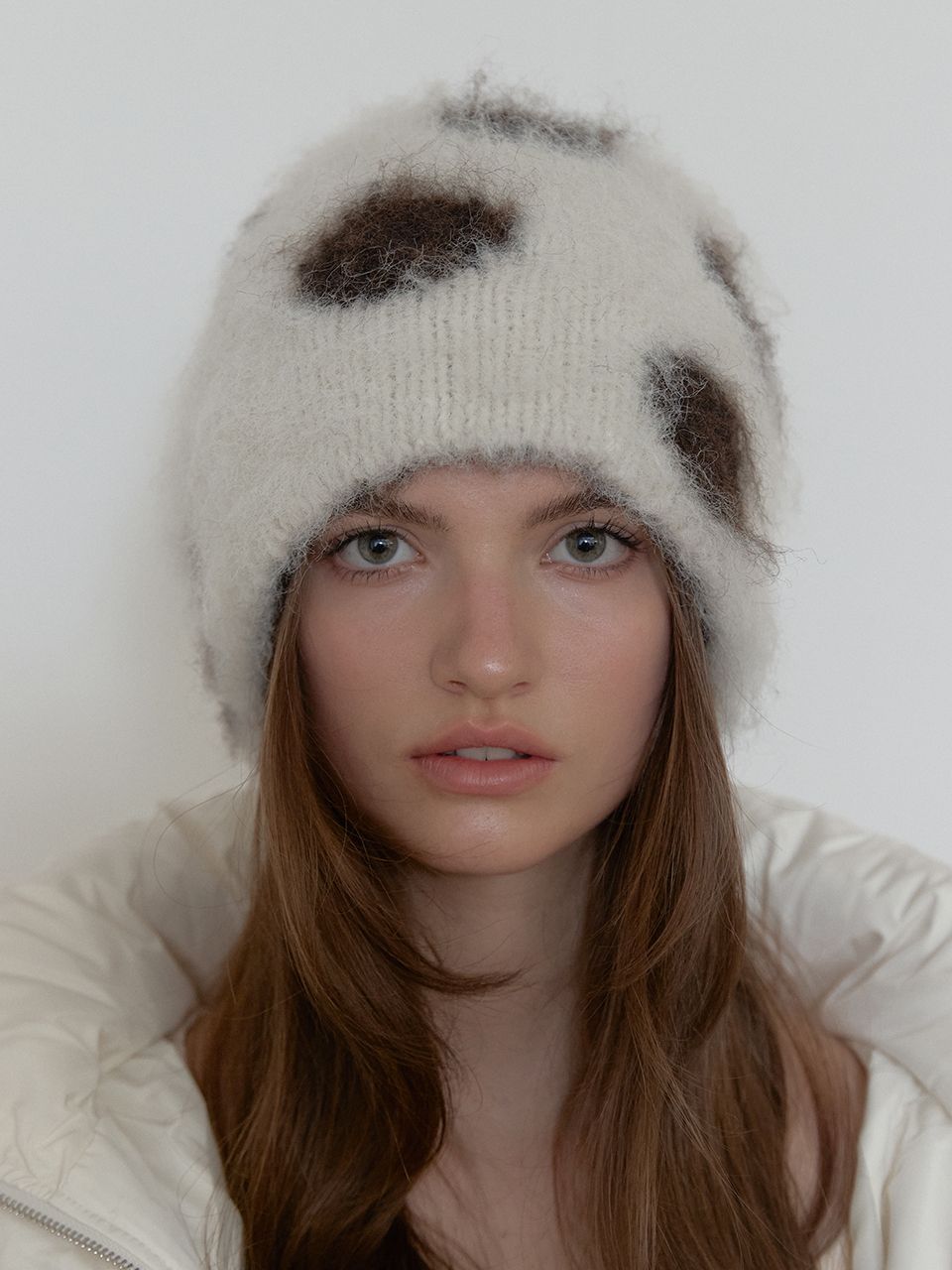 ドット ブラッシュ ビーニー (アイボリー) | ASURA | HANA(ハナ) #1