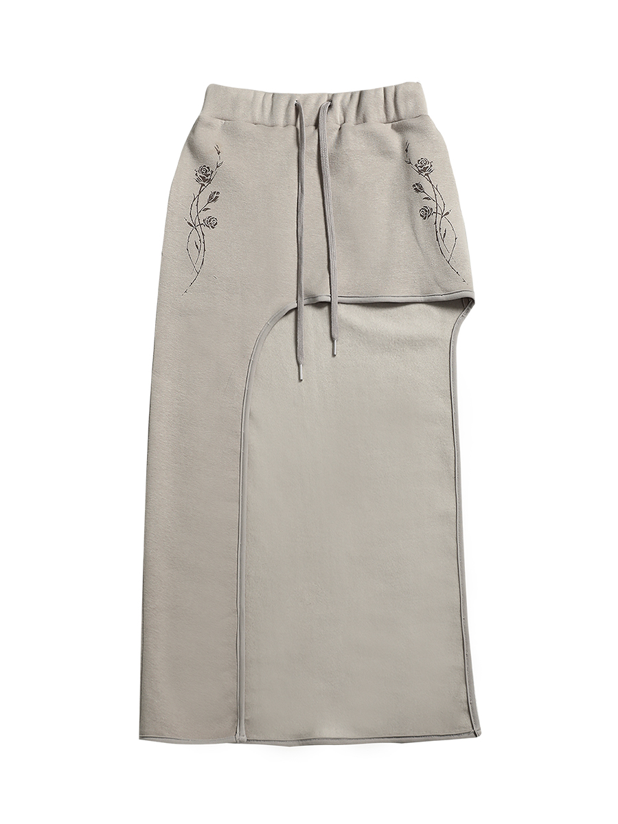 ローズカットアウトスカート #ベージュ | Darling You Are Bad | HANA(ハナ) #1