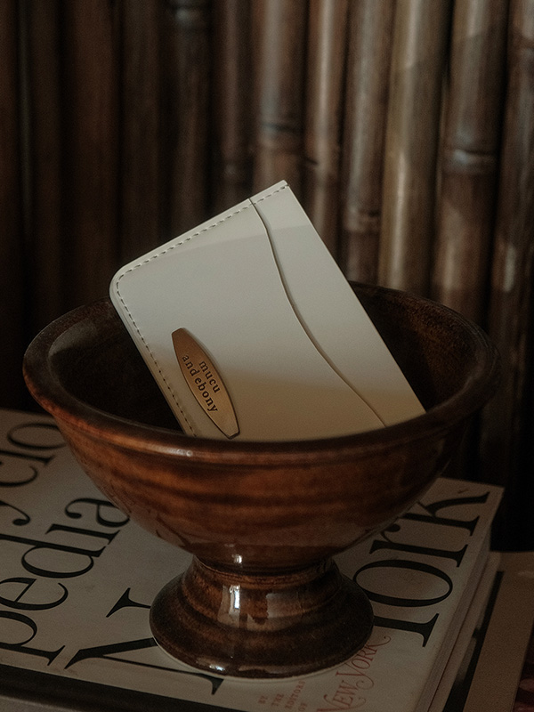 デザートカードウォレット _ バニラ | mucu and ebony | HANA(ハナ) #1