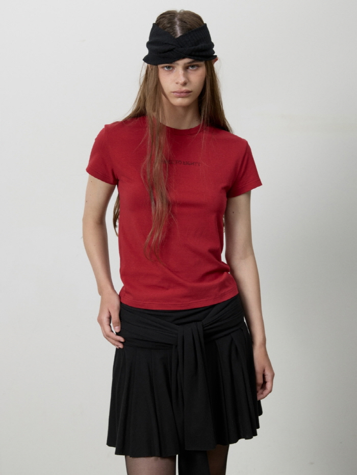 リボンノットミニスカート（ブラック） | THREE TO EIGHTY | HANA(ハナ) #1