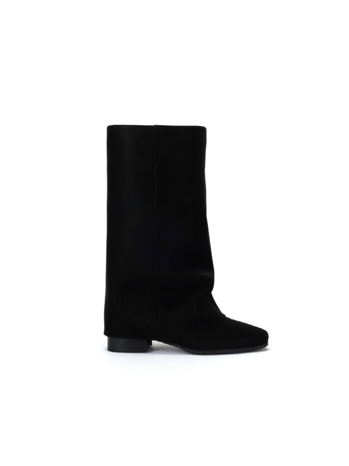 リンクルレザーブーツ（ブラック） | THREE TO EIGHTY | HANA(ハナ) #1